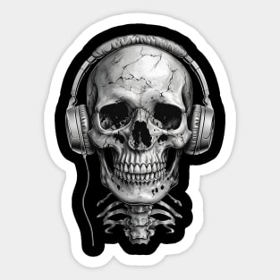 Skull Beats: Macabre Melodies Sticker